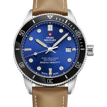 Swiss Military SM34088.05 Diver Cuarzo 42mm Reloj Hombre 20ATM