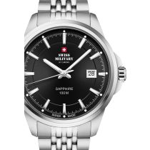 Swiss Military SM34104.01 Reloj Hombre Clásico Cristal de zafiro 40mm 10ATM