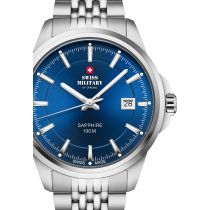 Swiss Military SM34104.03 Reloj Hombre Clásico Cristal de zafiro 40mm 10ATM