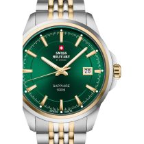 Swiss Military SM34104.06 Reloj Hombre Clásico Cristal de zafiro 40mm 10ATM