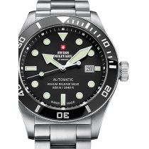 Swiss Military SMA34075.01 Automatico 44mm Reloj Hombre 50ATM