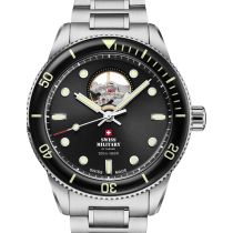 Swiss Military SMA34106.11 Reloj Hombre Auto Open-Heart Diver