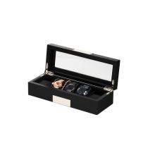 Rothenschild Caja de relojes RS-2350-5BL para 5 relojes negro