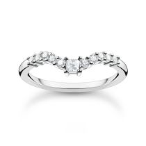 Thomas Sabo Anillo de mujer TR2398-051-14-52 Forma de V, tamano 52