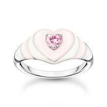 Thomas Sabo anillo de mujer TR2435-041-9-52 corazón talla 52