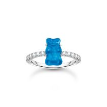 Thomas Sabo TR2459-052-1-52 Anillo de plata con osos de oro rosa y circonitas Mujeres