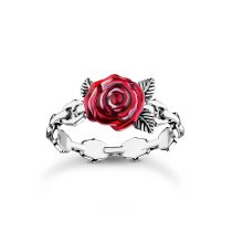 Thomas Sabo TR2482-664-10-54 Anillo de plata Roses Romance Mujeres