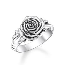 Thomas Sabo TR2487-637-21-56 Anillo midnight rosa Plata Señoras