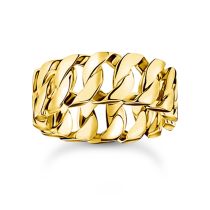 Thomas Sabo TR2497-413-39-56 Anillo - cadena eslabones chapado en oro Señoras