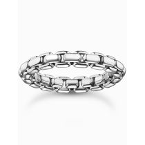 Thomas Sabo TR2502-637-21-62 Anillo unisex - Caja cadena plata