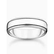 Thomas Sabo TR2503-637-21-64 Anillo unisex con líneas plateadas