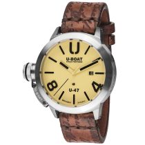 U-Boat 8106 Clásico U-47 Automático Reloj Hombre beige 47mm 100M