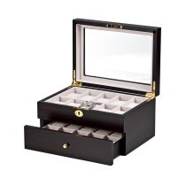 Rothenschild Caja de relojes RS-1672-20E para 20 relojes ébano