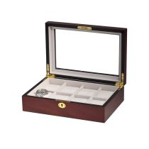 Rothenschild Caja de relojes RS-2105-8C para 8 relojes cereza