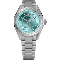 Versace VEAFA0324 Reloj Hombre V-Code GMT 42mm 5ATM 