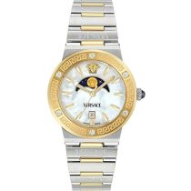 Versace VE7G00524 Reloj Mujer Greca Logo Moonphase Diamonds 38mm 5ATM 