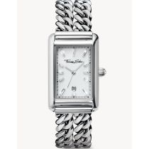 Thomas Sabo WA0428-201-201 Reloj Mujer Rectangular Color Plata 22mm 3ATM 