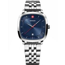 Wenger 01.1921.103 Reloj Hombre Vintage Clásico 37mm 5ATM