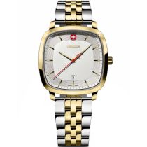 Wenger 01.1921.104 Reloj Hombre Vintage Clásico 37mm 5ATM