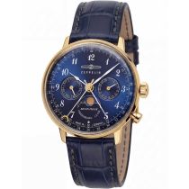 Zeppelin 7039-2 Hindenburg LZ129 Fase Lunar Reloj Mujer 36mm 3ATM