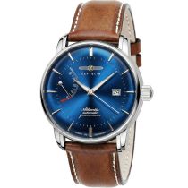 Zeppelin 8462-3 Atlantic Automatico Reserva de energía 43mm Reloj Hombre 5ATM