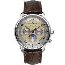 Zeppelin 8536-5 Reloj Hombre Friedrichshafen Fase Lunar 40mm 5ATM 
