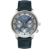 Zeppelin 8537-3 Reloj Hombre Friedrichshafen Fase Lunar 35mm 5ATM 