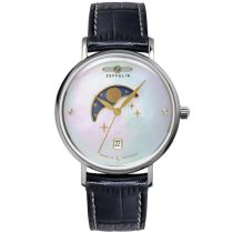 Zeppelin 7133-3 Reloj Mujer Luna Fase Lunar 36mm 5ATM 