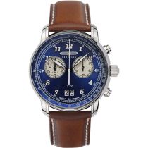 Zeppelin 8684-3 Reloj Hombre LZ127 Graf Zeppelin Cronógrafo 40mm 5ATM