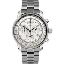 Zeppelin 7680MB-1 Reloj Hombre Alarm Cronógrafo 100 años 43mm 5ATM