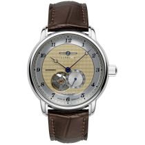 Zeppelin 8566-5 Reloj Hombre Friedrichshafen Open Heart 41mm 5ATM 