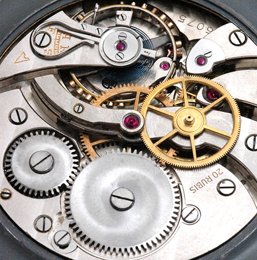 Foto de ejemplo de un mecanismo de relojería. Foto de ejemplo de un mecanismo de relojería.