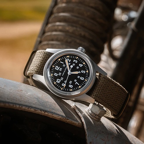 Hamilton Khaki Field: la tradición militar se une a la aventura moderna. Hamilton Khaki Field: la tradición militar se une a la aventura moderna.