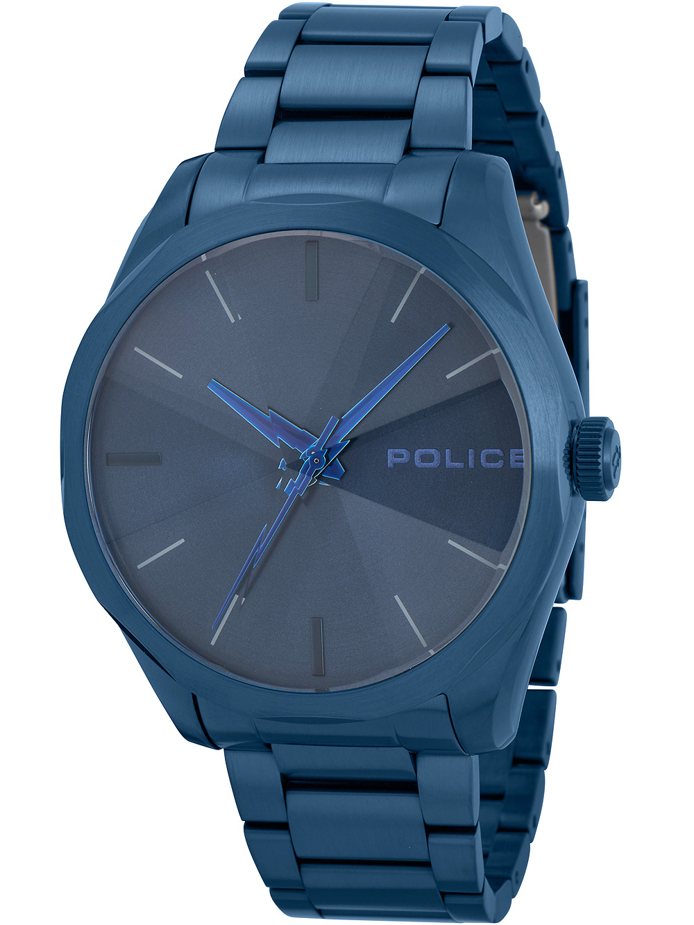 Reloj Police Daintree Hombre Multifunción Azul y Plateado PEWJF2203602